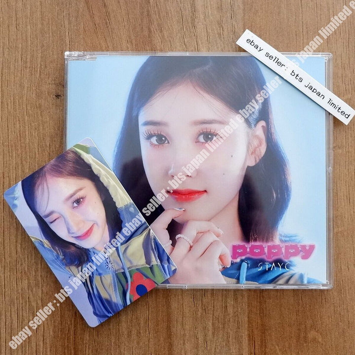 STAYC J POPPY Solo ver. CD + Official Photocard set Photo card PC