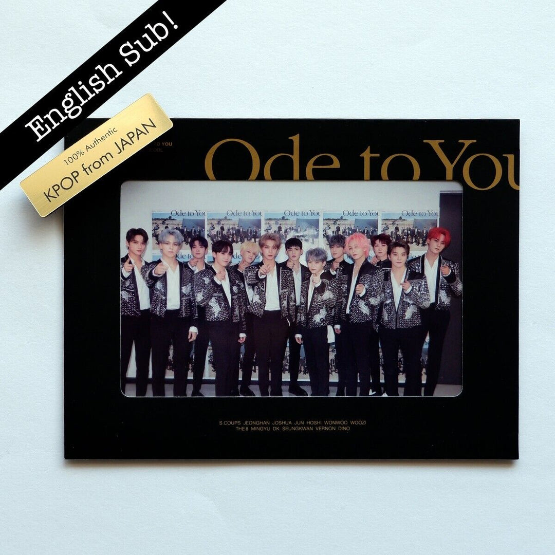 SEVENTEEN World Tour Ode to you in Seoul Blu-ray ENG sub Photobook Group photo