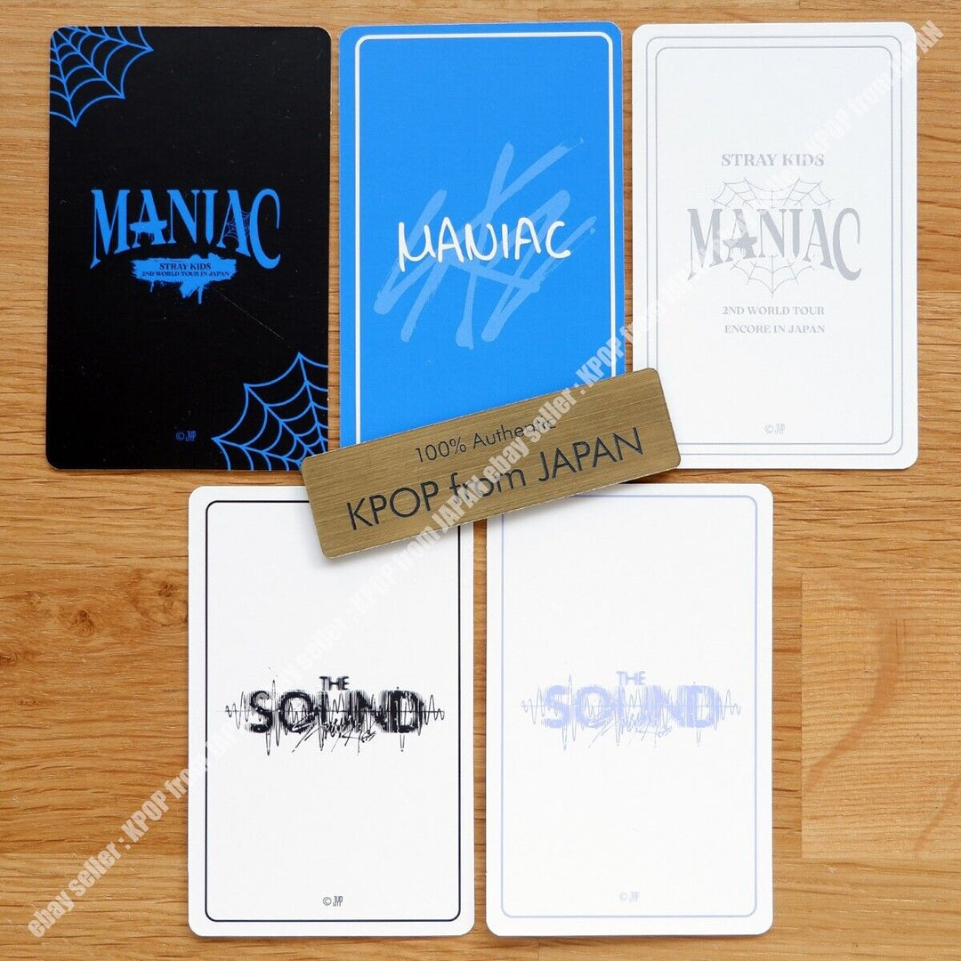 Bang Chan STRAY KIDS MANIAC + THE SOUND Official photocard set 5pcs