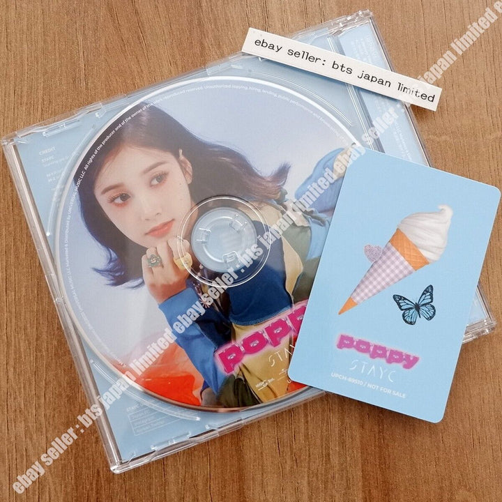 STAYC J POPPY Solo ver. CD + Official Photocard set Photo card PC