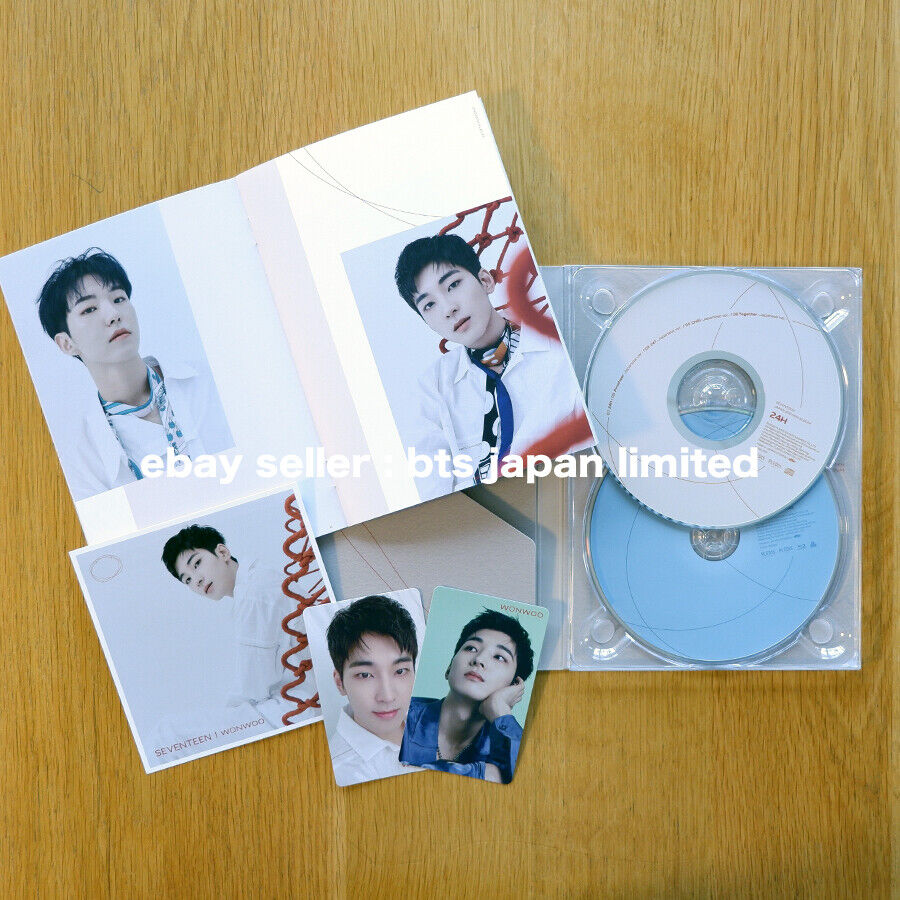 SEVENTEEN WONWOO 24H OFFICIAL FAN CLUB CARAT ver. + HMV 3 PHOTO CARD