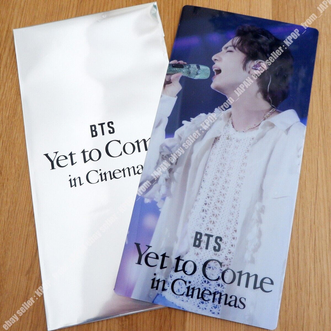 JIN BTS Yet to Come in cinemas Official Ticket Holder + Photocard cinema