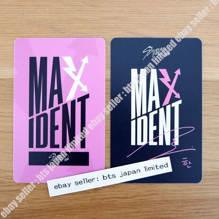 Stray Kids Han MAXIDENT Lucky Draw PVC 2 Photocards MANIAC Seoul Special