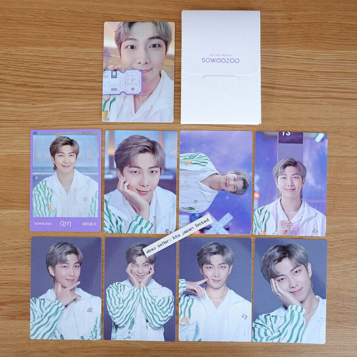 BTS RM SOWOOZOO 2021 Official Mini Photo card SET 8card + 1Special 9pcs