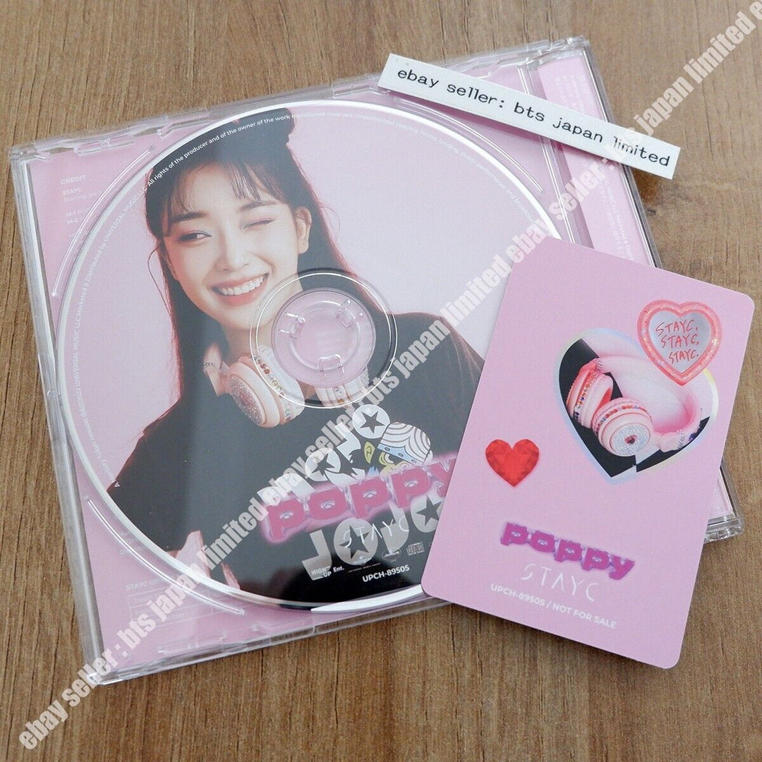 STAYC SUMIN POPPY Solo ver. CD + Official Photocard set Photo card PC