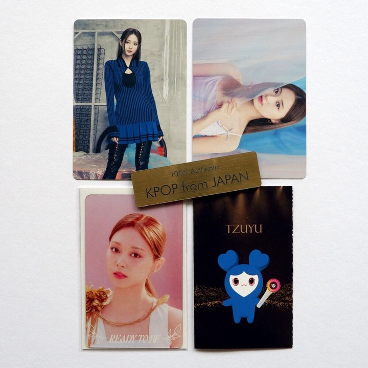 TZUYU TWICE READY TO BE in JAPAN TOKYO OSAKA ONCE Lucky draw photocard set of 4