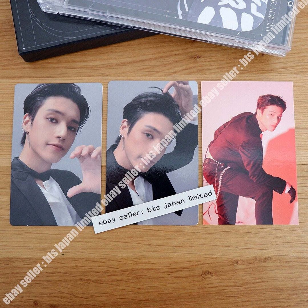 ATEEZ WOOYOUNG THE WORLD EP . PARADIGM Photocard 2 Solo ver. + Tower records POB