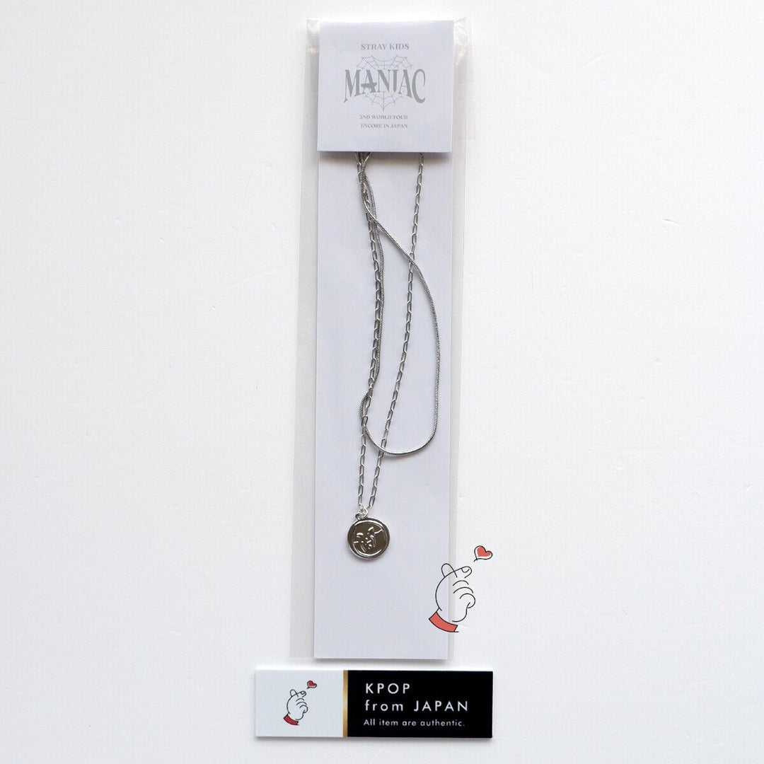 Unopened Stray Kids Official NECKLACE Lee know MANIAC ENCORE in JAPAN MD Stay