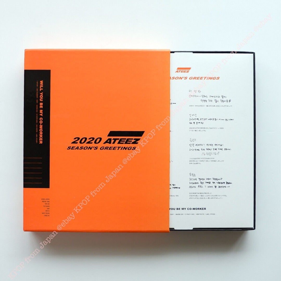 ATEEZ 2020 Season's Greetings Official Goods DVD WILL YOU BE MY CO-WORKER