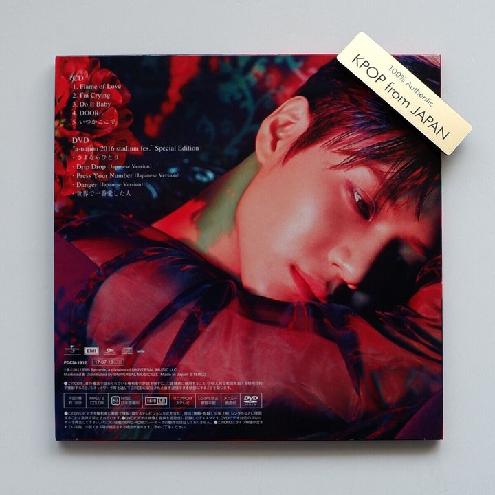 Taemin Shinee Flame of Love Japan FC Fanclub Limited ver. CD + DVD Álbum solista 