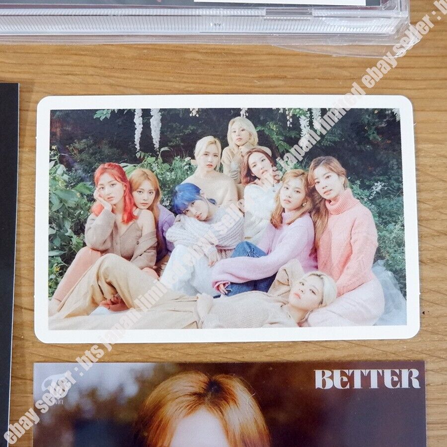 TWICE SANA "BETTER" ONCE ver. + IC Sticker + Postar + 2Photo card