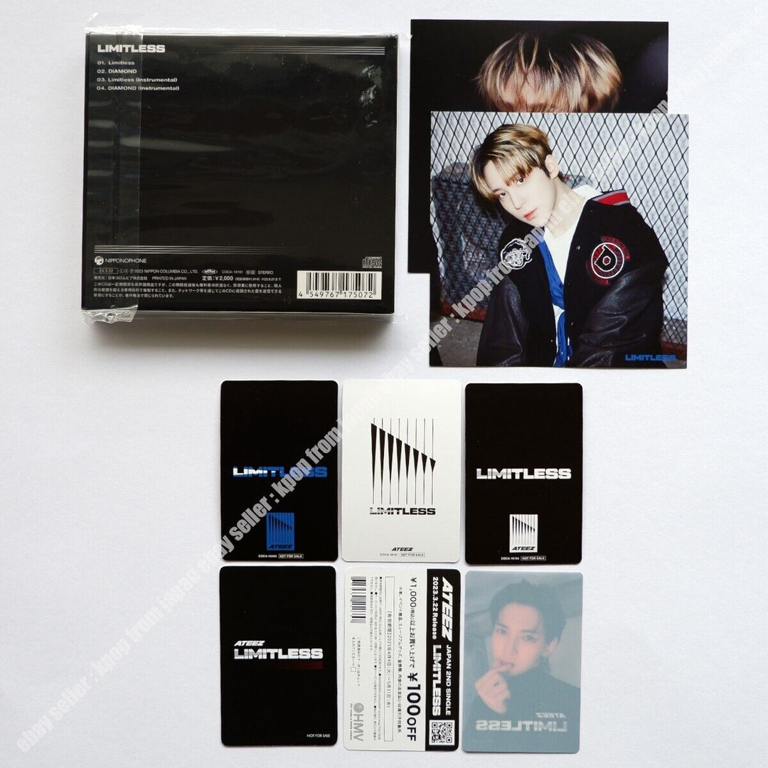 YEOSANG LIMITLESS ATINY ver. CD + Photocard set HMV Tower records POB