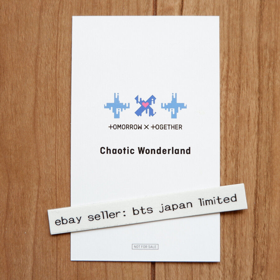 TXT SOOBIN Chaotic Wonderland HMV Lucky Draw Tarjeta fotográfica oficial para PC 