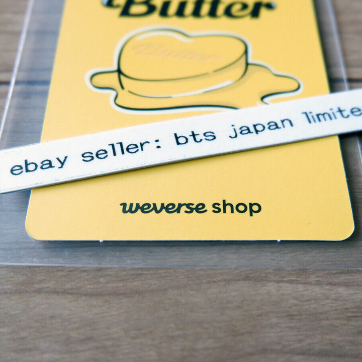 BTS J-HOPE Butter Weverse Tarjeta fotográfica oficial para PC Tarjeta fotográfica 