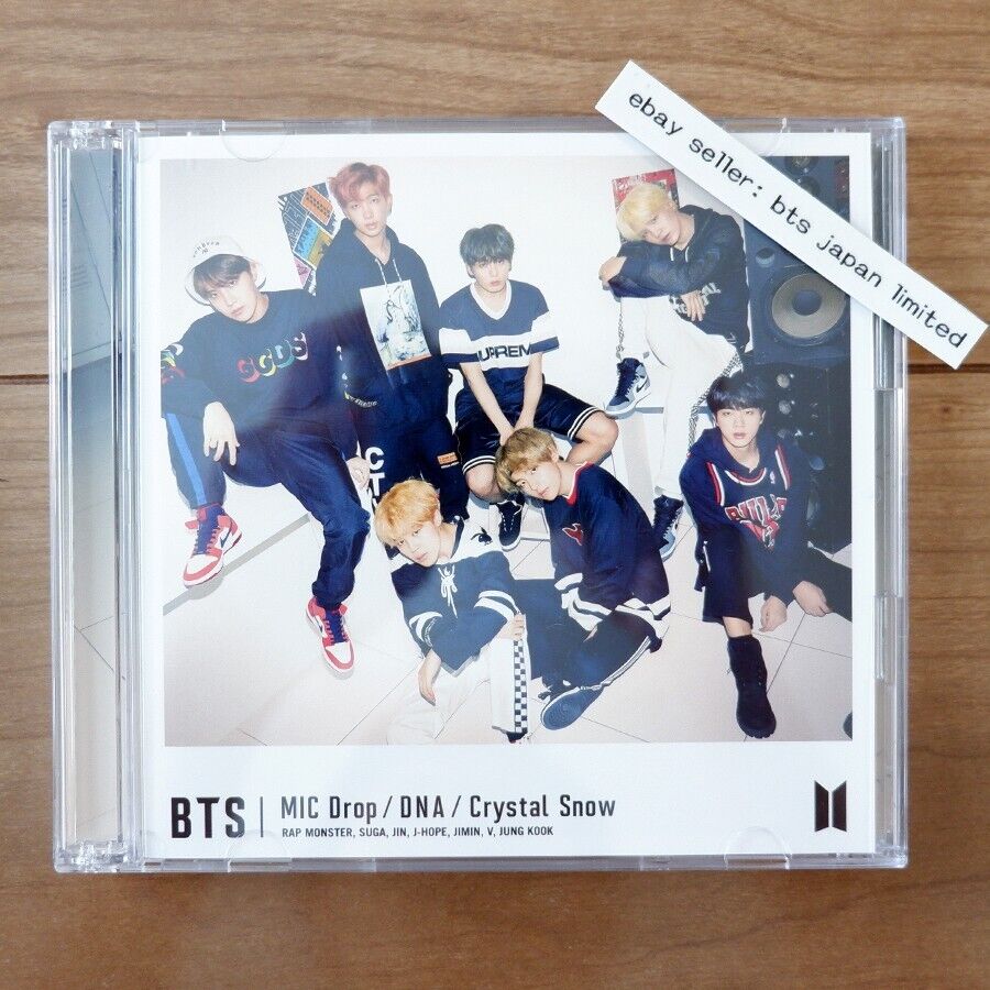 BTS MIC Drop DNA Crystal Snow A B C ver. 4 CD DVD Official Photo Set with BOX