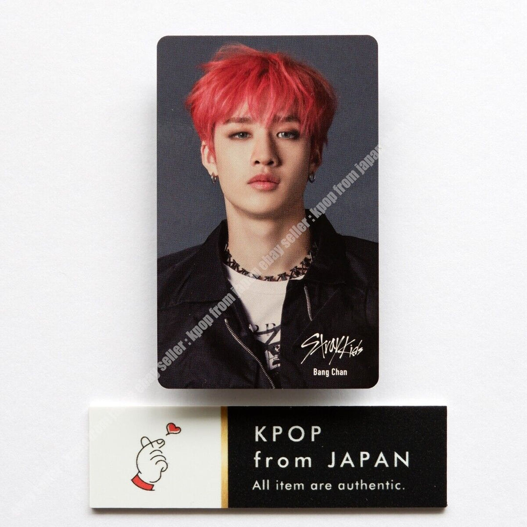 Bang chan Stray kids TOP Japan 1CD + 3pcs Photocard set Sony Music Tower record