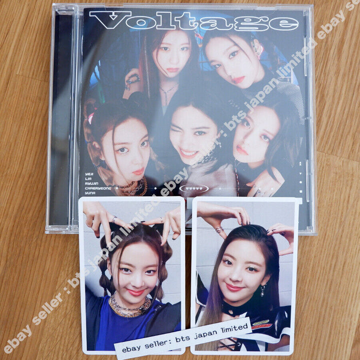 ITZY Lia Voltage MIDZY Japan ver + Official 2 Photocards PCS Fan club