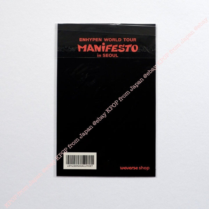 ENHYPEN Enhypen World Tour Manifesto In Seoul Official 3DVD + Card