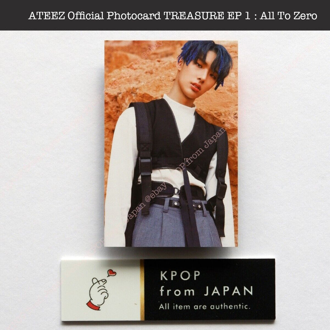 MINGI ATEEZ TREASURE EP 1 : All To Zero ver. Album + Photocard set