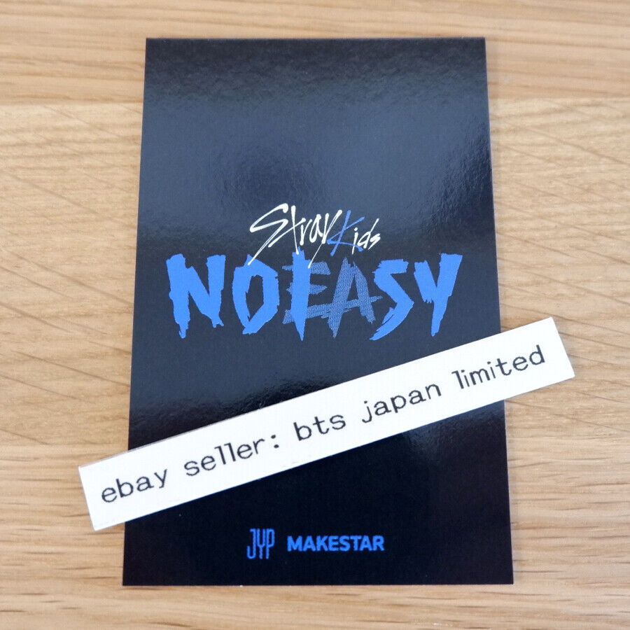 Stray kids Changbin NOEASY hologram makestar Official Photo card PC