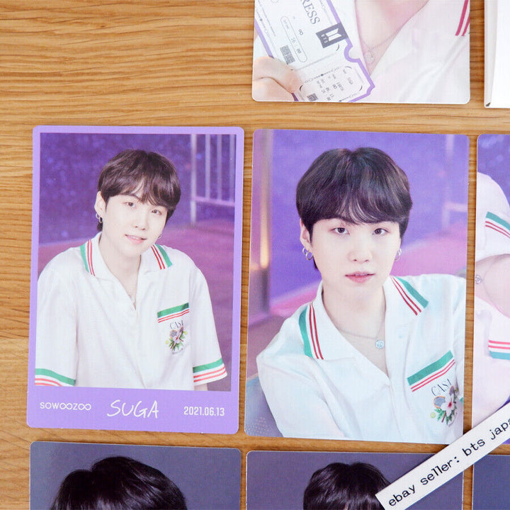 BTS SUGA SOWOOZOO 2021 Official Mini Photo card SET 8card + 1Special 9pcs