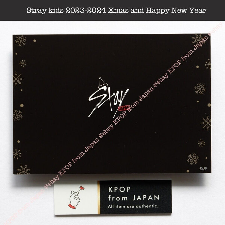 Stray kids 2023-2024 Merry Xmas and Happy New Year JPFC Limited Post card