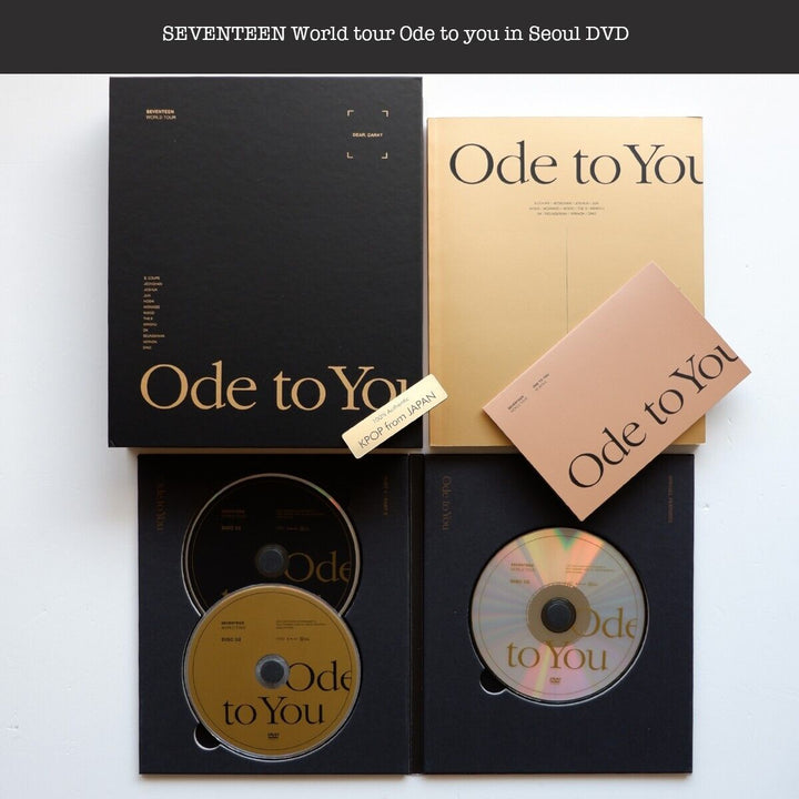 SEVENTEEN World Tour Ode to you in Seoul DVD Japan edition Photobook