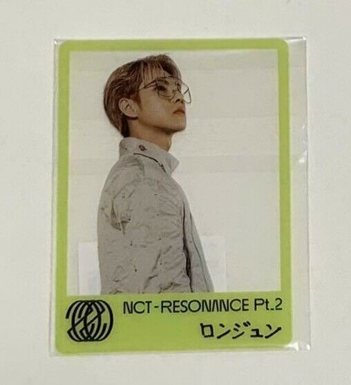 NCT2020 RESONANCE pt.2 Renjun Japón Tarjeta de fotografía transparente con beneficio oficial tienda mu-mo