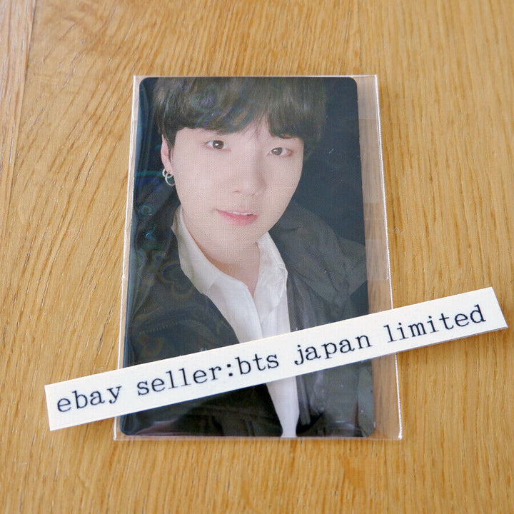 BTS BE SUGA Premio Grammy JAPAN FC Lucky Draw Photo Card Oficial 