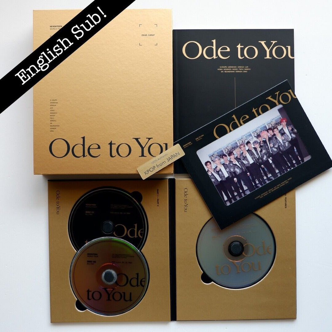 SEVENTEEN World Tour Ode to you in Seoul Blu-ray ENG sub Photobook Group photo