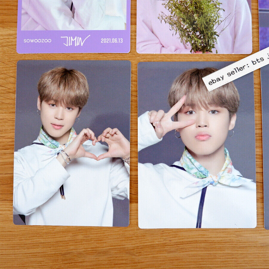 BTS Jimin SOWOOZOO 2021 Official Mini Photo card SET 8card + 1Special 9pcs