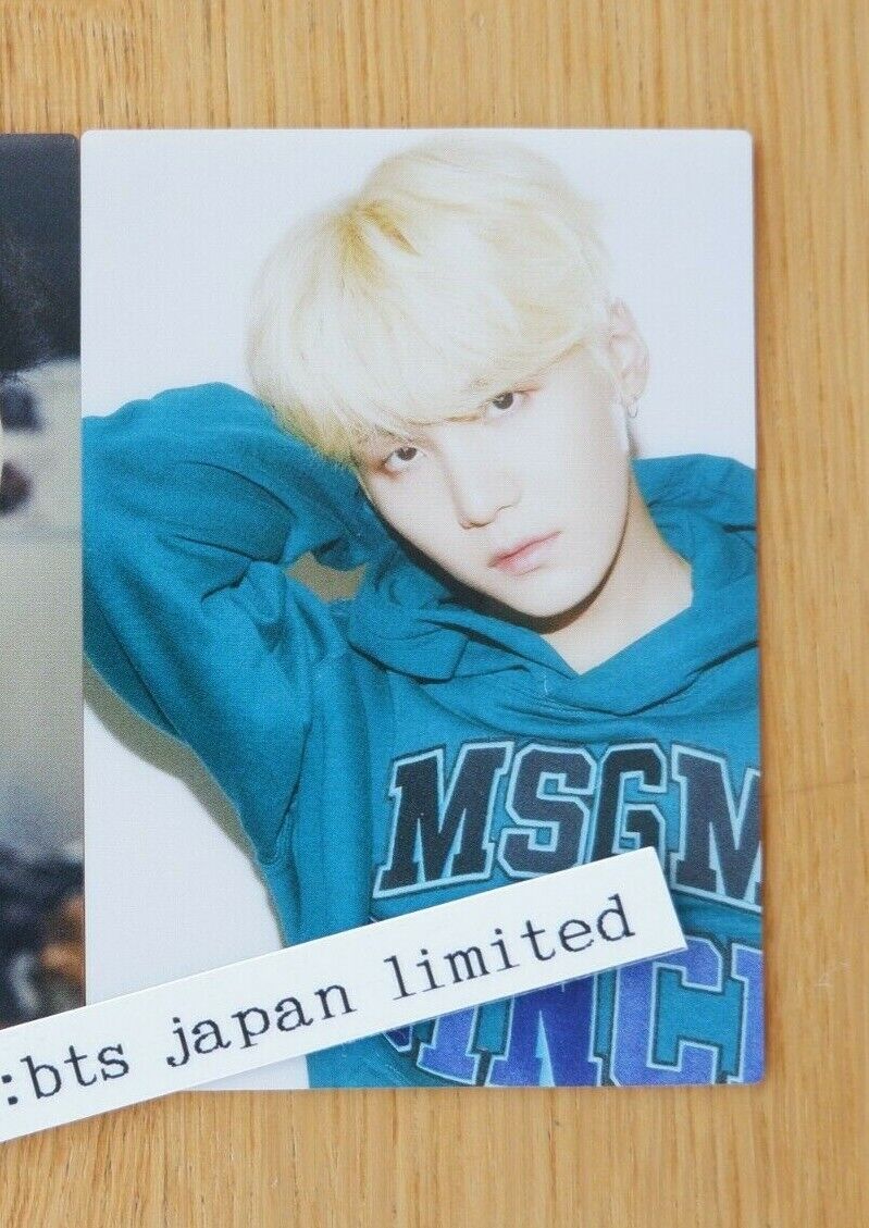 BTS SUGA BTS, THE BEST FC edition Official 2 Photo cards ONLY PC Fan club