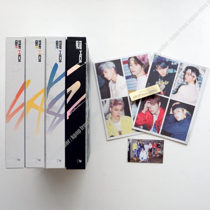 Stray Kids Go Live Limited + 3 Set estándar + 2 tarjetas de letras + Álbum de tarjetas fotográficas 