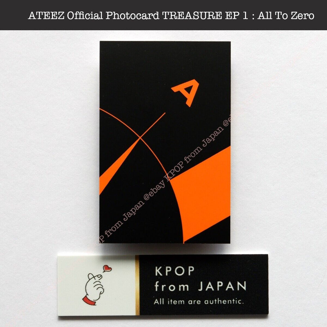 YUNHO ATEEZ TREASURE EP 1 : All To Zero ver. Album + Photocard set