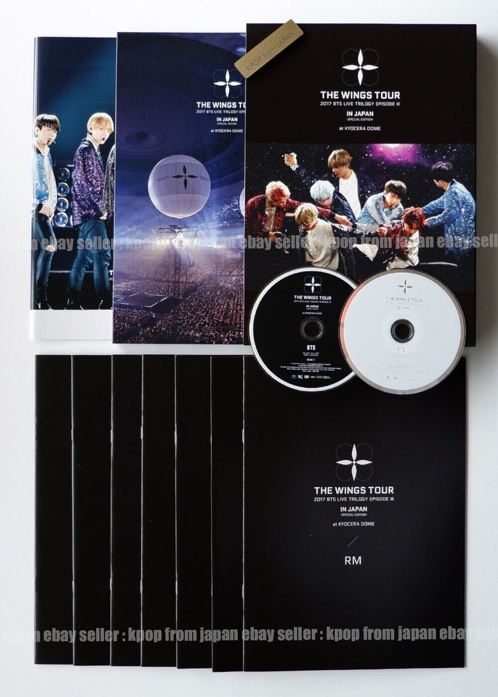 BTS 2017 LIVE TRILOGY EPISODIO III THE WINGS TOUR Edición japonesa 2DVD 7fotolibro 