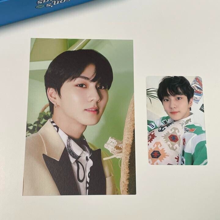 Jungwon ENHYPEN 2023 Season's Greeting Official Postcard + Photocard set