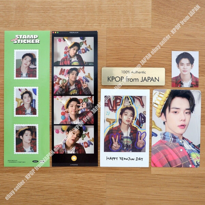 Yeonjun TOMORROW X TOGETHER 2023 DECO KIT set Photocard Sticker photo TXT