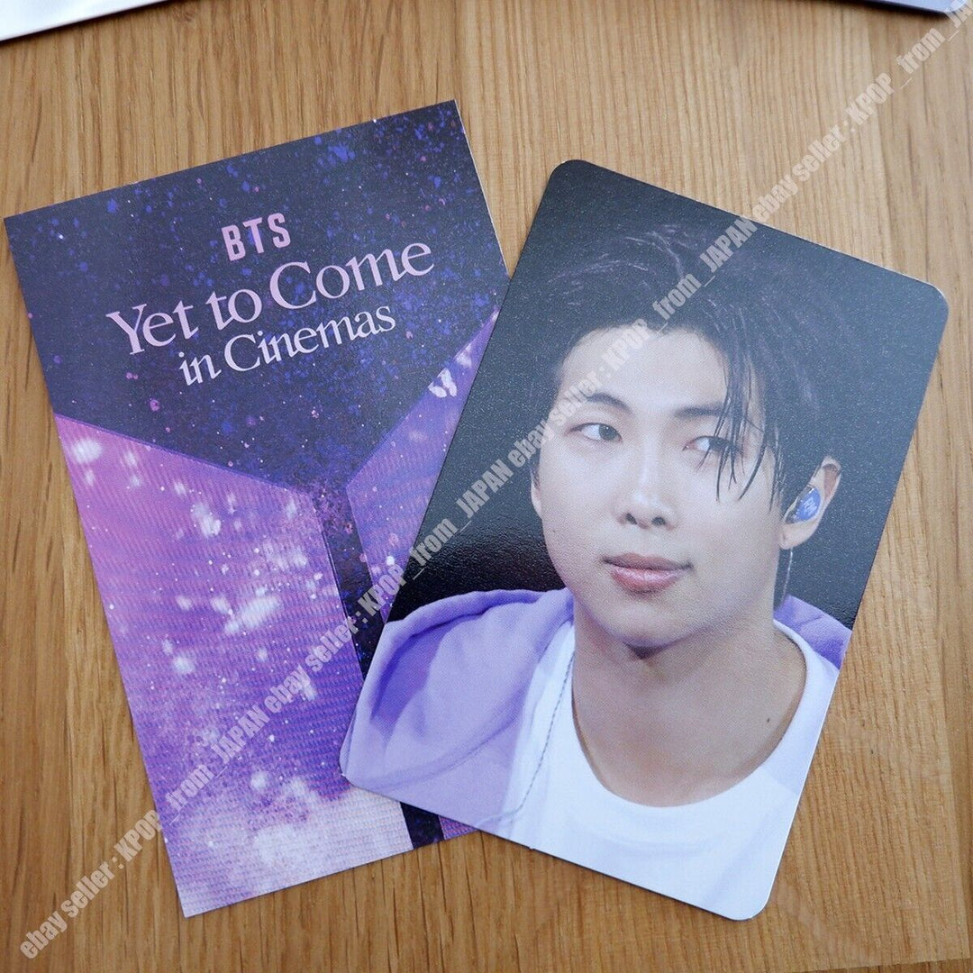 RM BTS Yet to Come in cinemas Official Ticket Holder + Photocard cinema