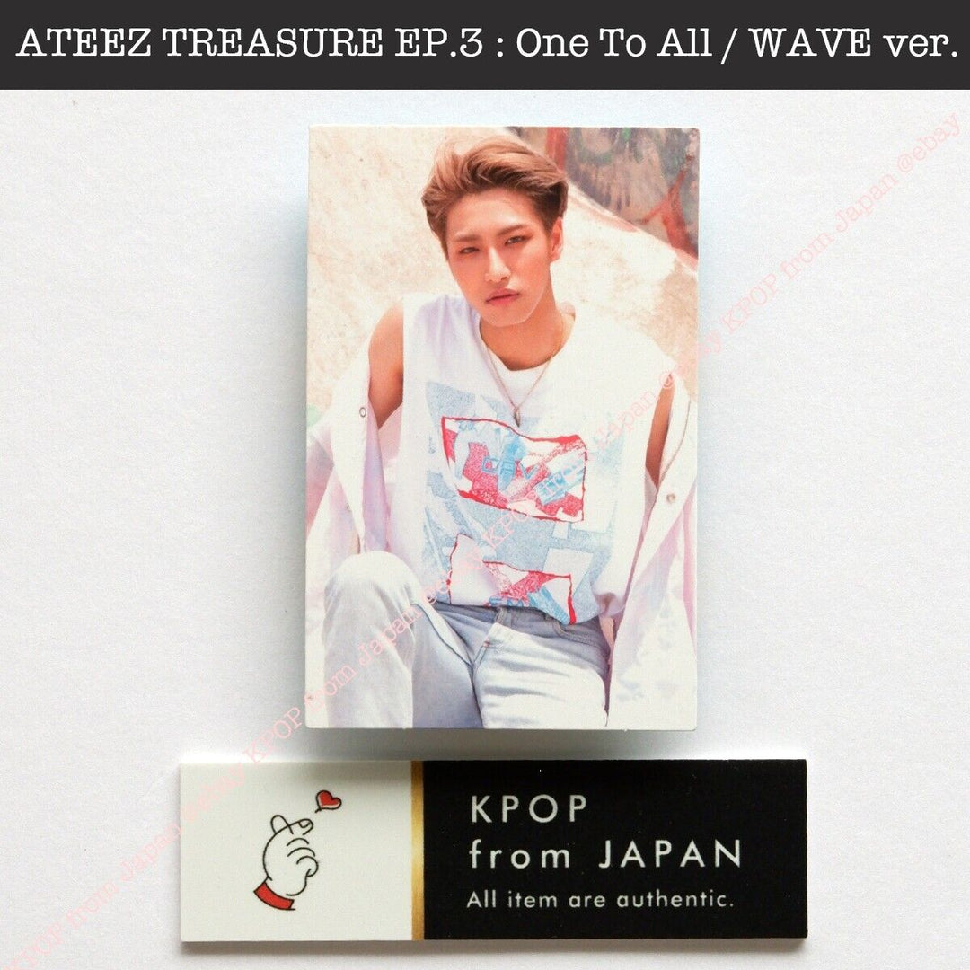 Seong Hwa ATEEZ TREASURE EP.3 : One To All / WAVE ver. Album + 2Photocard set