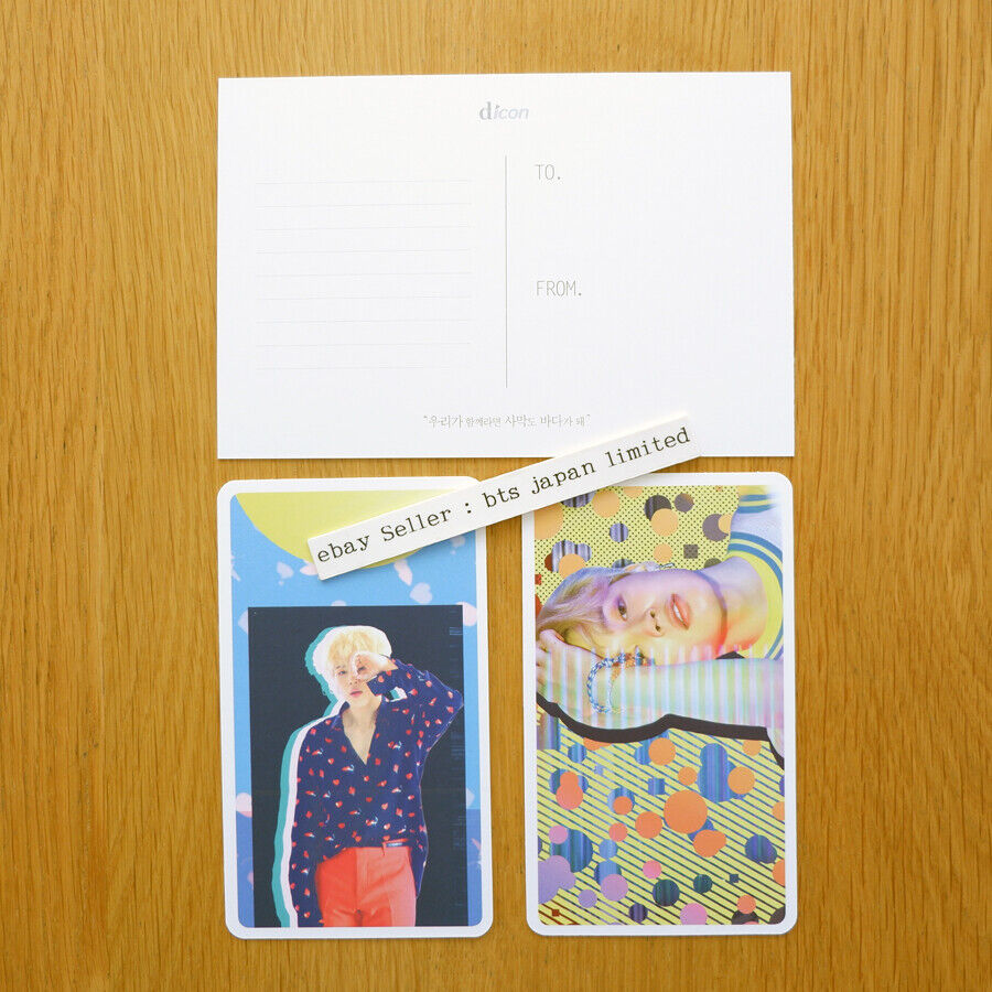 BTS JIMIN Dicon BEHIND THE SCENE JAPAN Original EDITION 3 cards ONLY