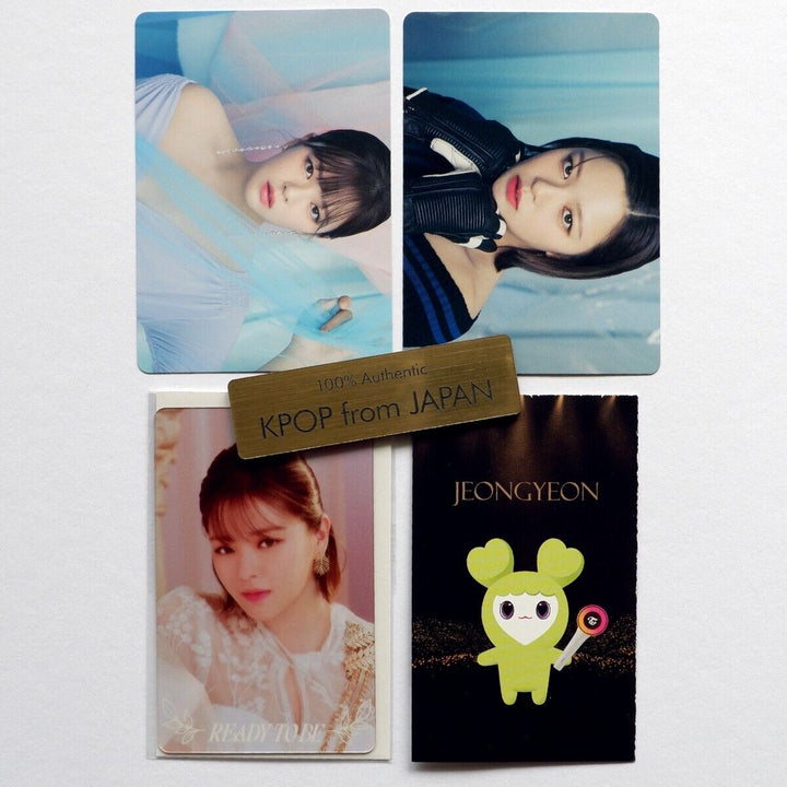 JEONGYEON TWICE READY TO BE in JAPAN TOKYO OSAKA Lucky draw photocard set of 4