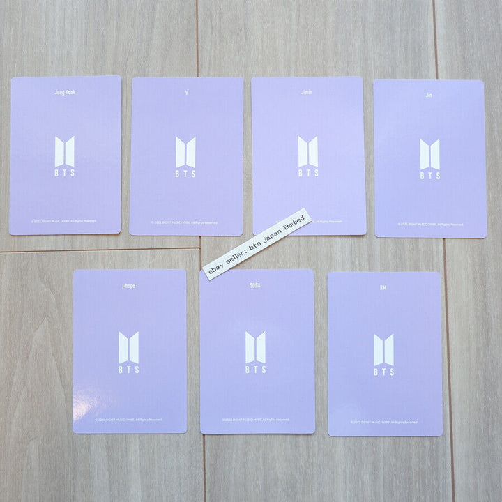 BTS MERCH BOX 3 ROOM DIY KIT Official 7 Photocard + 7 Stickers set Photo card