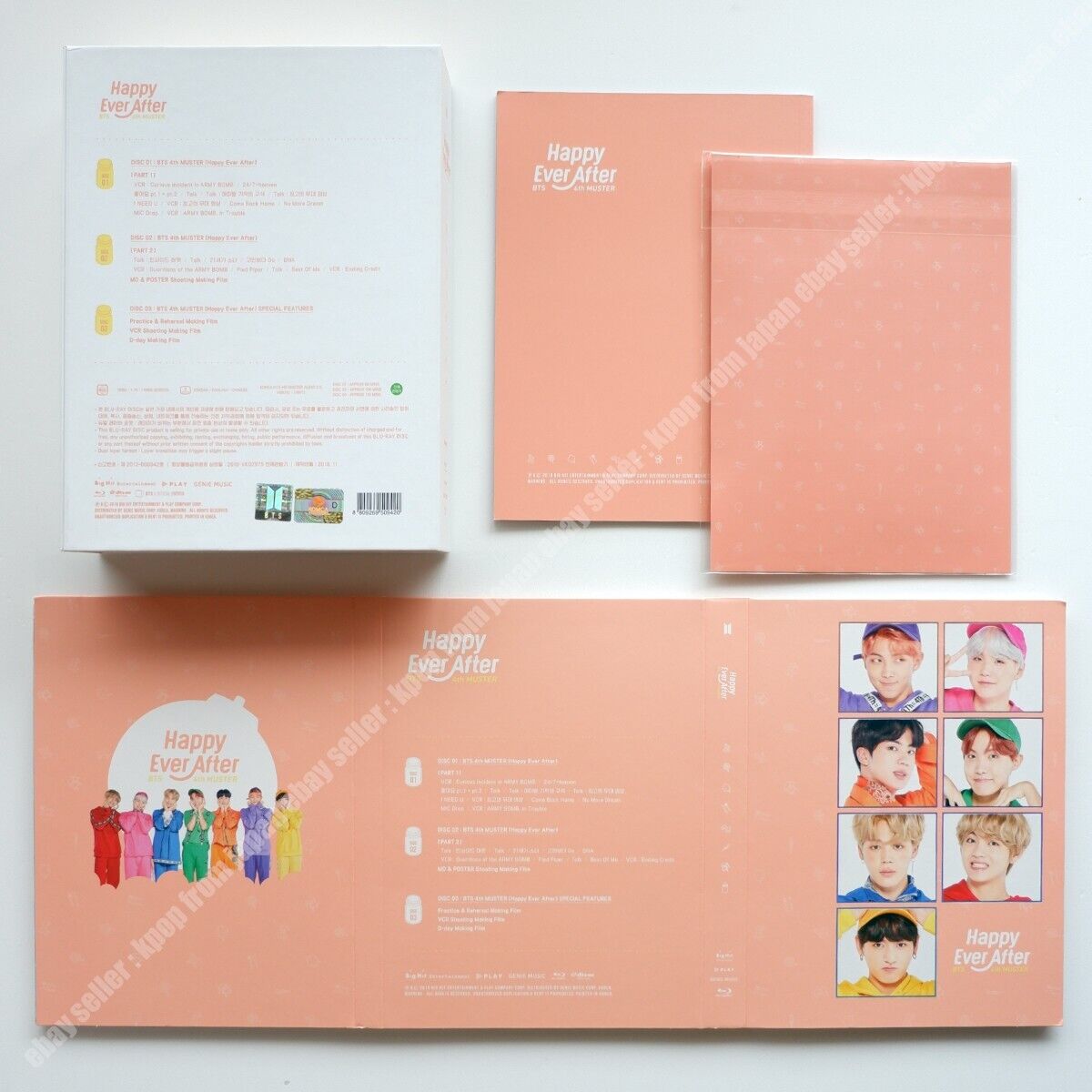 BTS 4th Muster Happy Ever After Official Blu-ray BOX set English Sub –  world-store