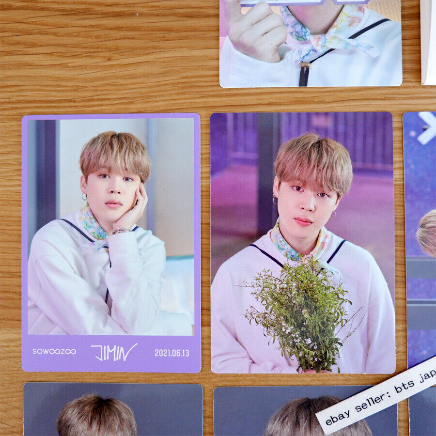 BTS Jimin SOWOOZOO 2021 Official Mini Photo card SET 8card + 1Special 9pcs