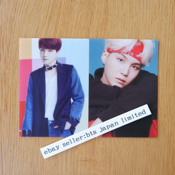 BTS SUGA BTS, THE BEST Universal music edition Official 2 Photo cards ONLY PC