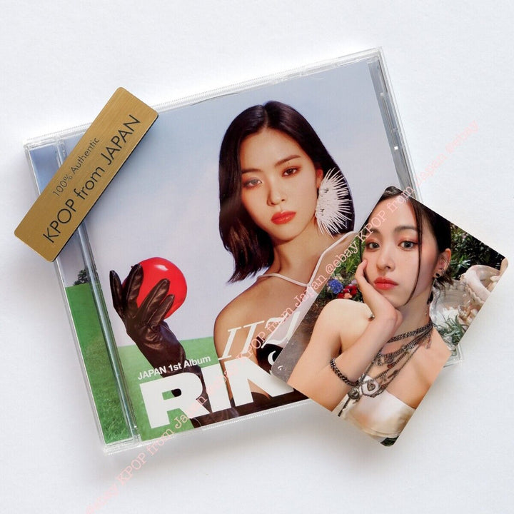 RYUJIN ITZY RINGO MIDZY JAPÓN ver. CD + Disco de torre Juego de tarjetas fotográficas con sorteo 