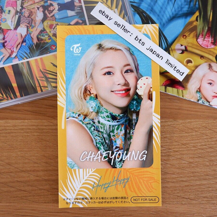 TWICE CHAEYOUNG HAPPY HAPPY Official ONCE CD ver. + IC sticker + Poster