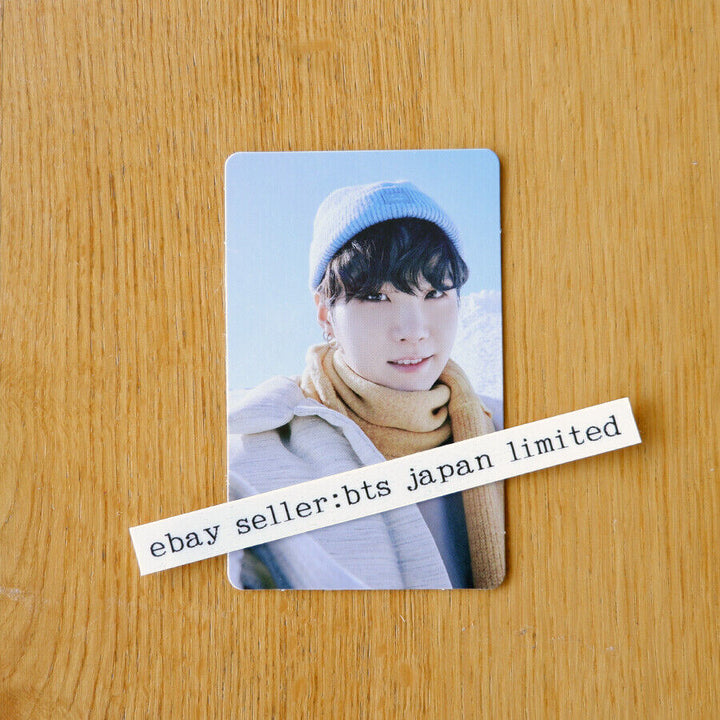 BTS SUGA Winter Package 2021 Official photo card PC photocard