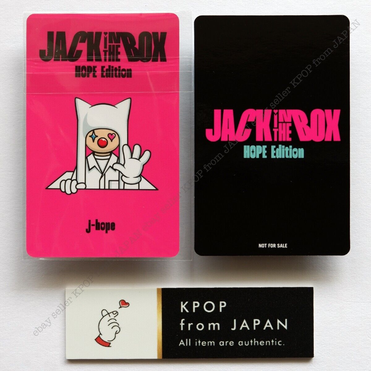 J-HOPE Jack In The Box HOPE Edition JPFC + UMS POB Photocard set BTS  Universal