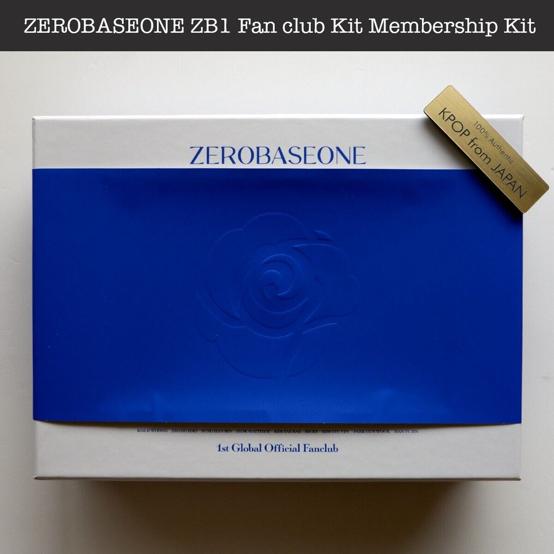 ZEROBASEONE ZB1 Fan club Kit Membership Kit Membership card Removed